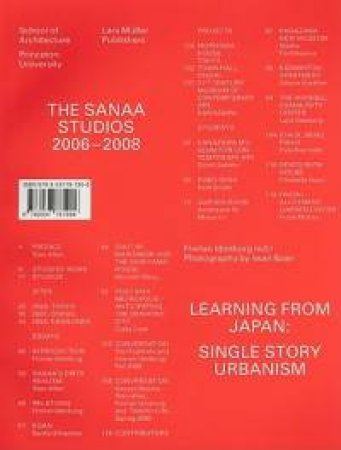 Sanaa Studies: Learning From Japan: Single Story Urbanism by Florian Idenburg