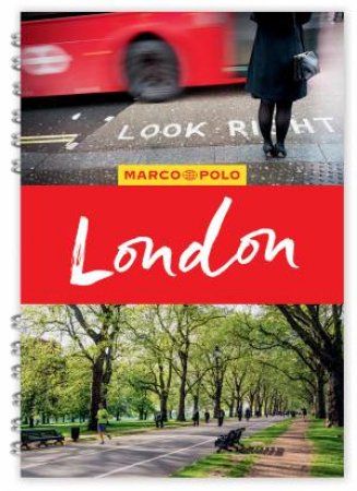 London Marco Polo Spiral Guide With Pull Out Map by Various