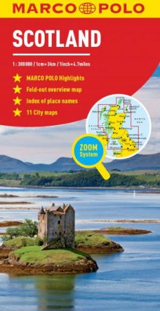 Marco Polo Scotland Map by Various