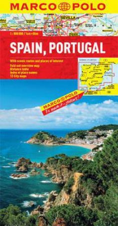 Marco Polo Spain and Portugal Map by Polo Marco