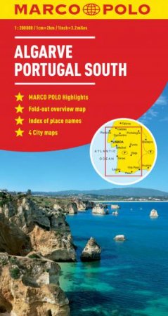 Algarve, Portugal South Marco Polo Map by Marco Polo
