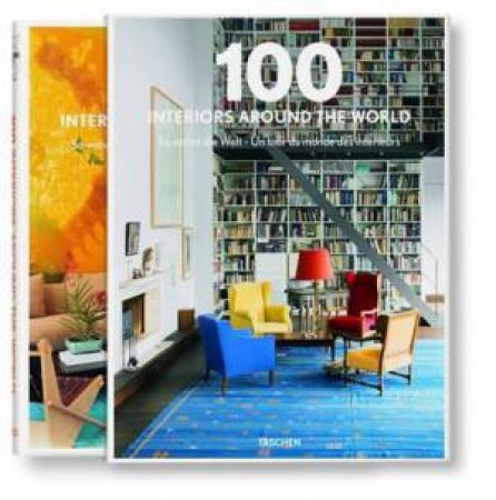 100 Interiors Around the World: 2 Volume Slipcase by Various