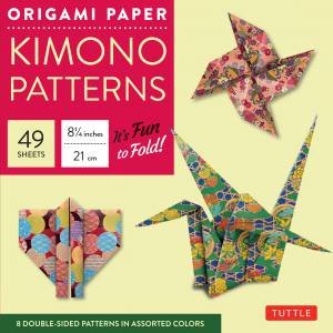 Origami Paper: Kimono Patterns Large