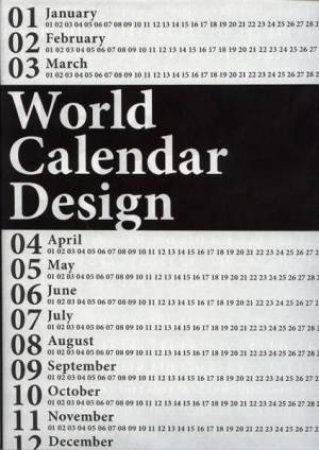 World Calendar Design by Pie Books 
