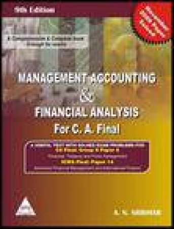 Management Accounting and Financial Analysis for CA Final, 9th Ed by A N Sridhar