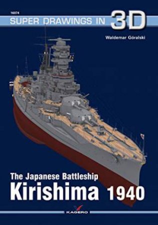 Japanese Battleship Kirishima 1940 by Waldemar Goralski