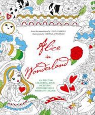 Alice in Wonderland Coloring book including Poster