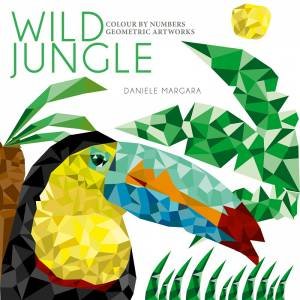 Wild Jungle: Color By Numbers Geometrical Artworks by Daniele Margara
