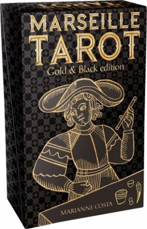 Tc: Tarot Of Marseille Gold  &  Black Edition by Marianne Costa