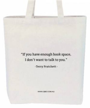 Canvas Quote Tote: Terry Pratchett by Unknown