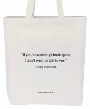 Canvas Quote Tote Terry Pratchett