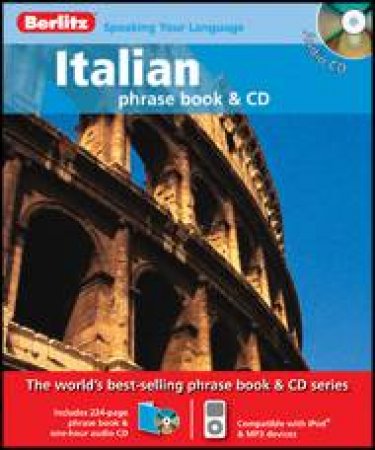 Berlitz Phrasebook & CD: Italian by Various