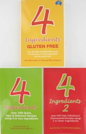 4 Ingredients 3 pack by Kim McCosker & Rachael Bermingham