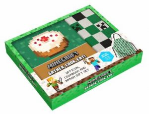 Minecraft: Gather, Cook, Eat! Official Cookbook [Gift Set] [APRON] by Tara Theoharis