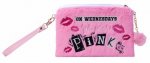 Mean Girls On Wednesdays We Wear Pink Plush Accessory Pouch