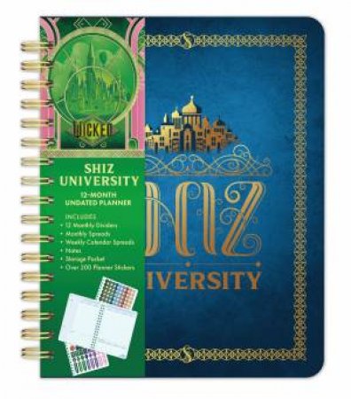 Wicked: Shiz University 12-Month Undated Planner by Insight Editions