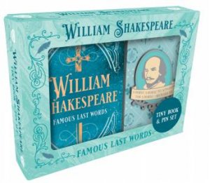 William Shakespeare Tiny Book and Pin Set by Insight Editions