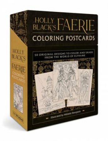 Holly Black's Faerie Coloring Postcards by Holly Black
