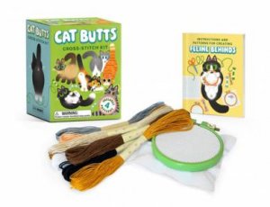 Cat Butts Cross-Stitch Kit by Sosae Caetano & Dennis Caetano